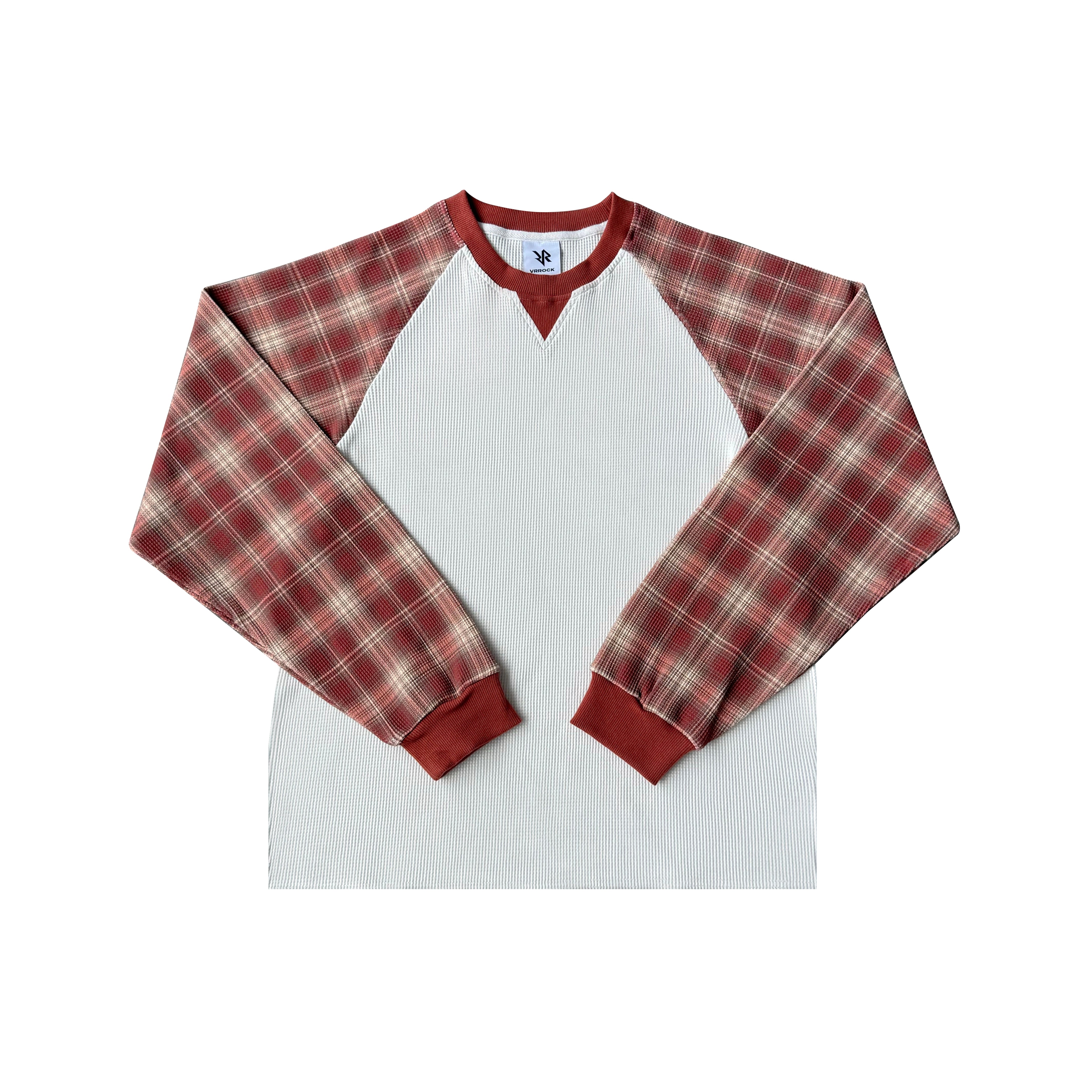 VRK WAFFLE LONG SLEEVES - Wine – VRROCKCLO